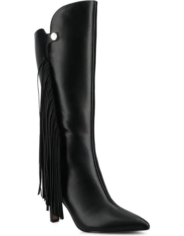 Dolly Knee High Tassel Boots
