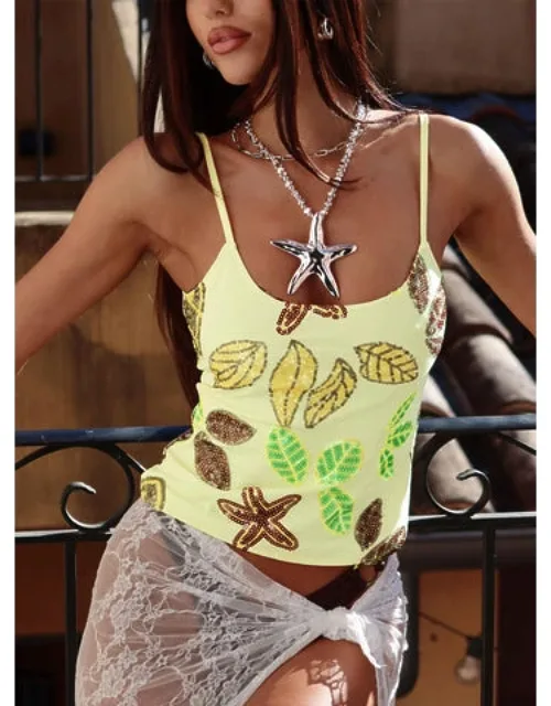 Lunavia Sequin Cami Top