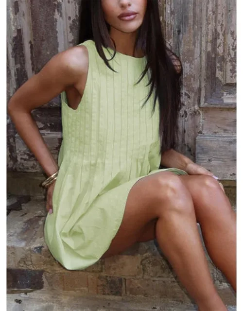 Dreamboat Pleated Mini Dress