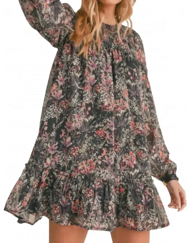 Whirred Mini Dress