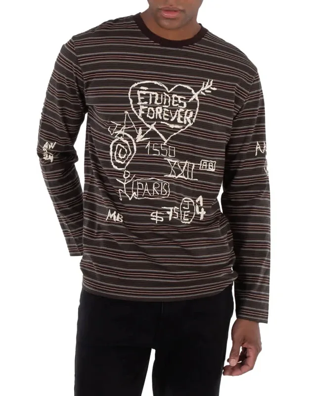 Graffiti Stripe Wonder Long-sleeve T-shirt