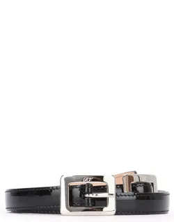 Belle Vivier Double Buckle Belt.