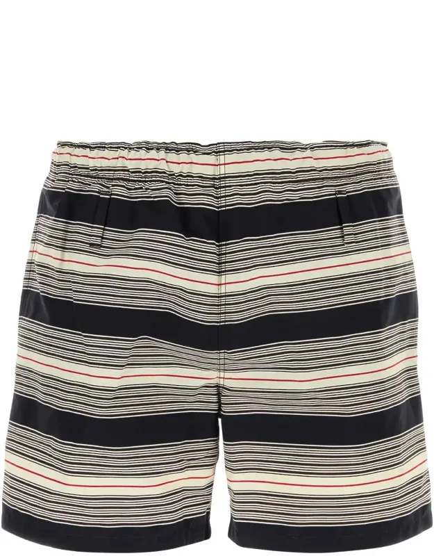 Embroidered Nylon Swimming Shorts