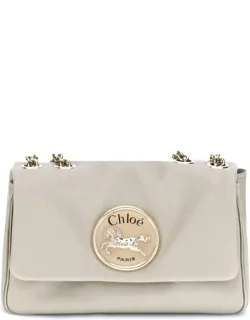 Chloé Heritage Shoulder Bag With Soft Grained Leather And Magnetic Closure