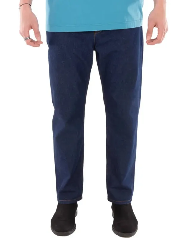 Straight-leg Denim Jeans