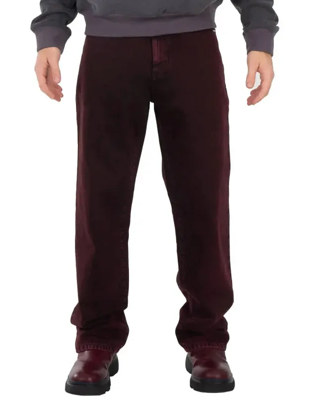 Bordeaux Acid Wash Jeans
