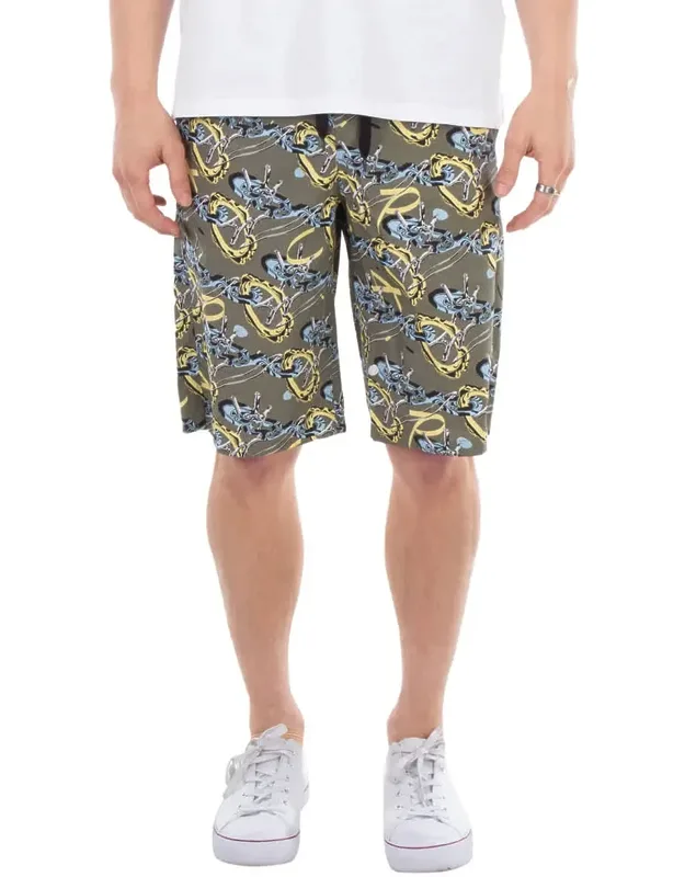 Graphic-print Cotton Shorts