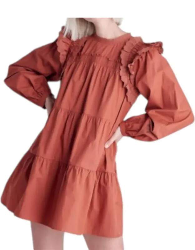 Ruffle Mini Dress
