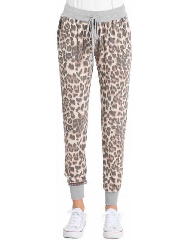 Animal Print Joggers