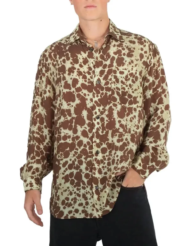 Tie-dyed Cupro Shirt