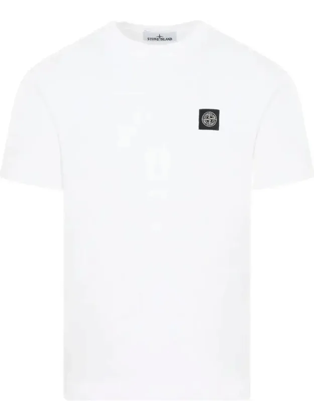 Slim Fit Cotton Jersey T-shirt With Compass Patch