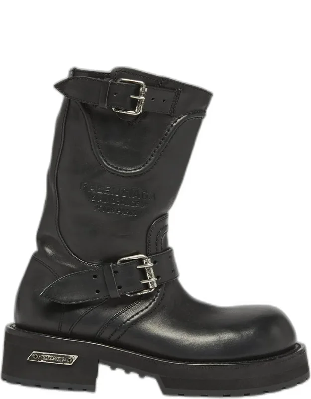 Venom Leather Combat Boots