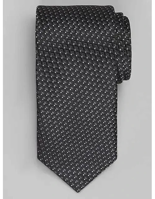 Narrow Metallic Dot Tie