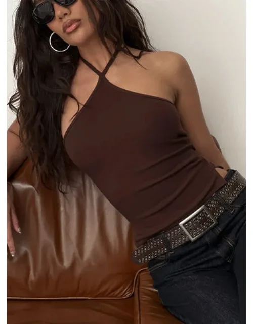 Baseline Halter Rib Top