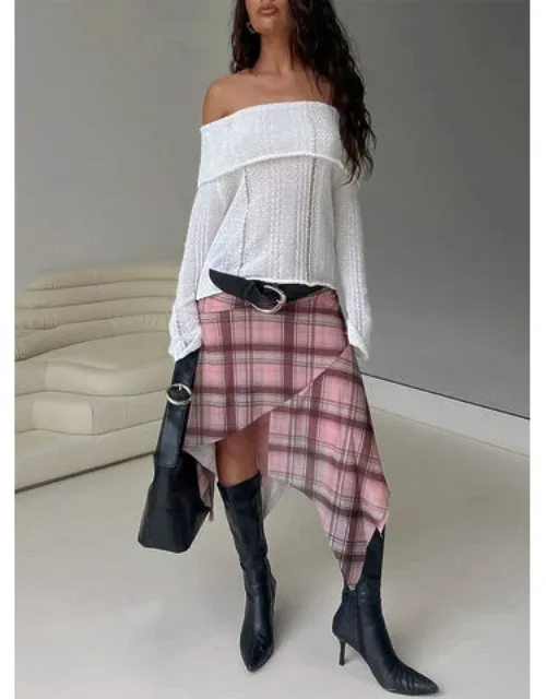 Asymmetrical Midi Skirt