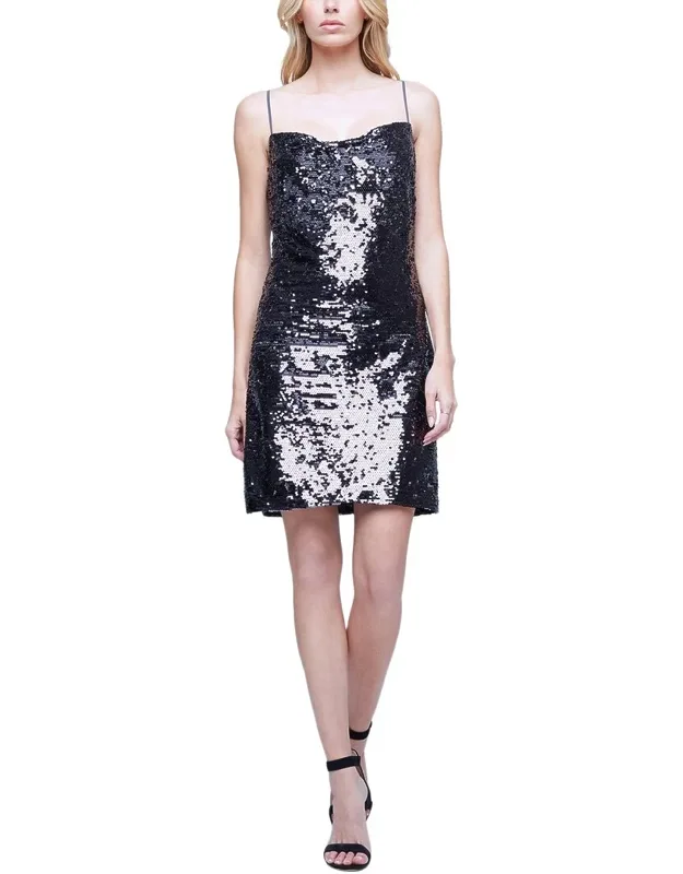 Cowl Neck Midi Slip Dress