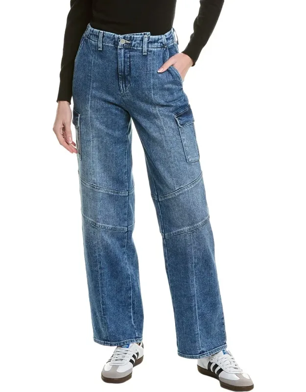 Brooklyn High-rise Utility Wide Leg Jeans