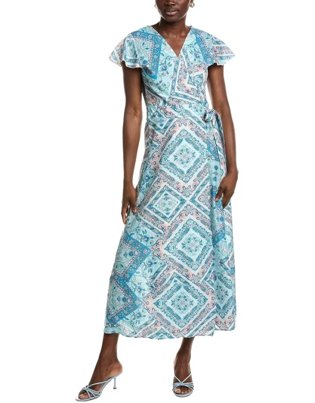 Wrap Dress With Tie Closure And Flattering Silhouette