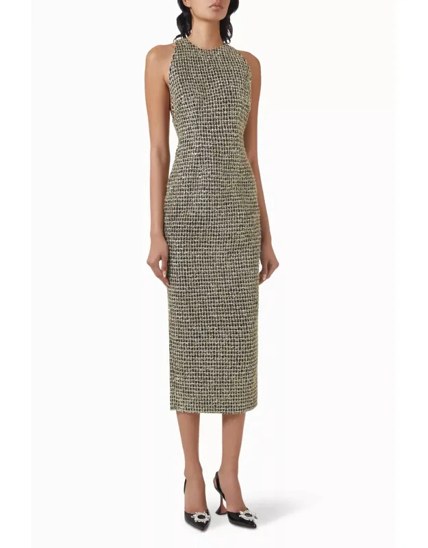 Tweed Midi Dress