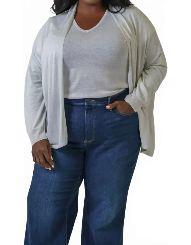 Silk Linen Sparkle Cardigan
