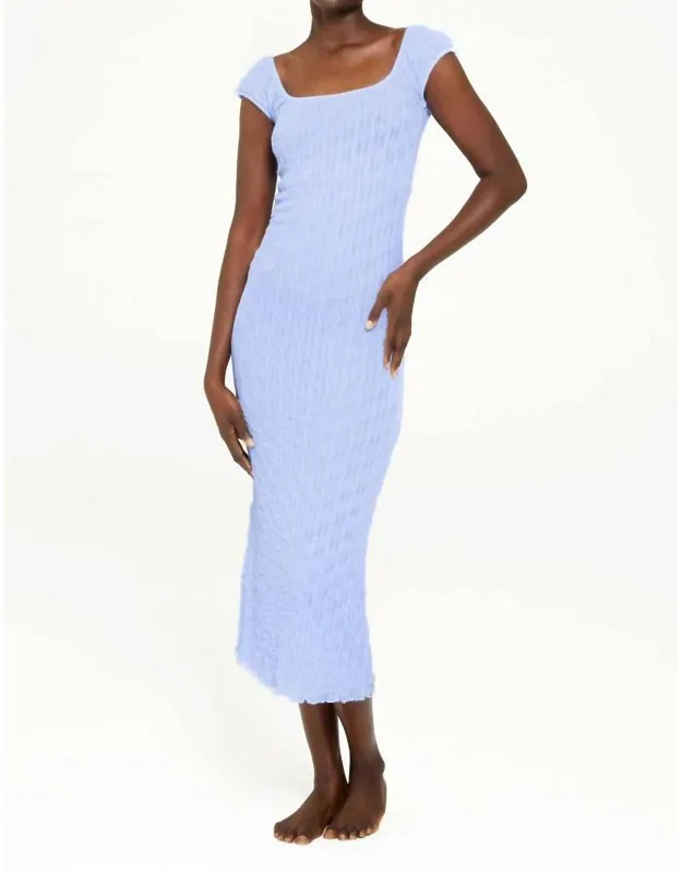 Cap Sleeve Midi Dress