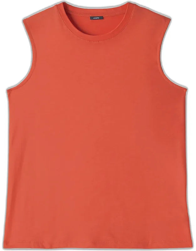 Cotton Silk Jersey Tank Top