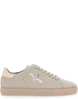 Clean 90 Low Top Sneakers With Logo Embroidery In Leather