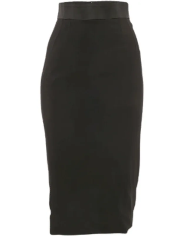 Crepe Pencil Skirt
