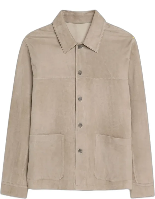 Suede Shirt Jacket