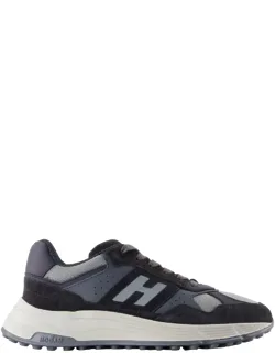 Hogan Hyperlight Sneakers With Smooth Calfskin And Rubber Sole