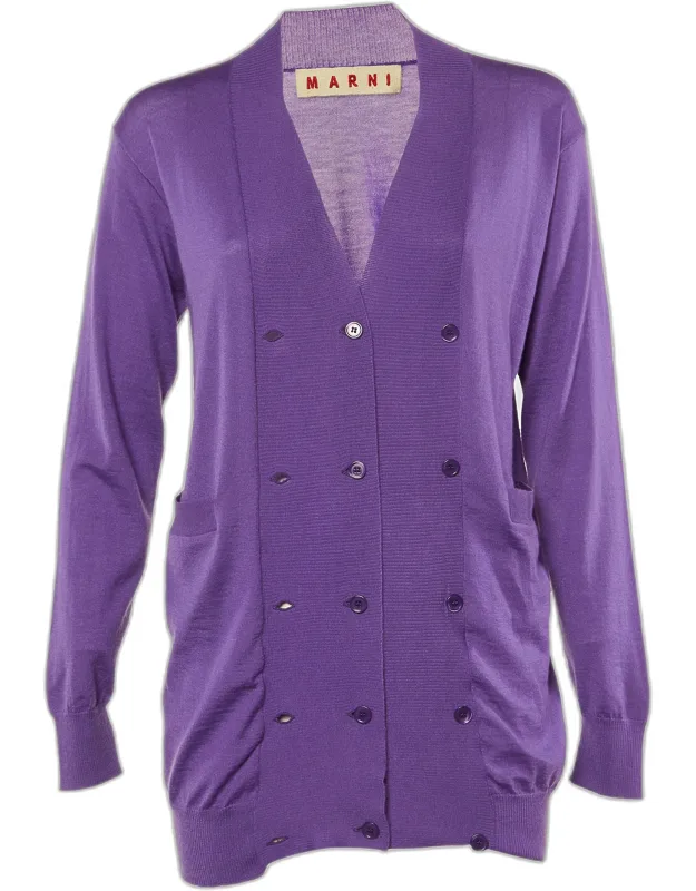 Cashmere Double Breasted Cardigan