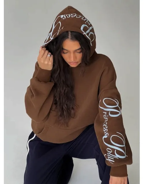 Script Text Graphic Hoodie