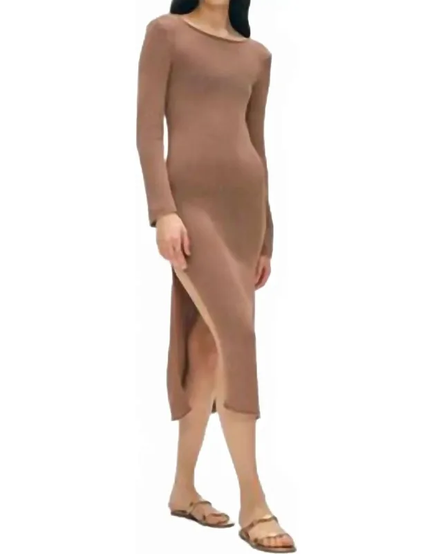 Fluted Sleeve Dress