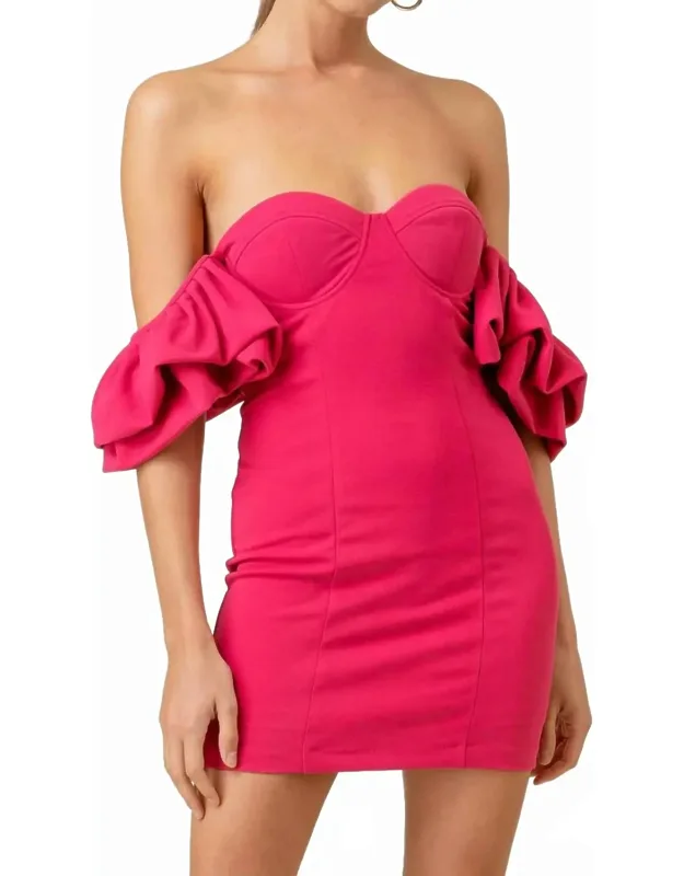 Off The Shoulder Mini Dress
