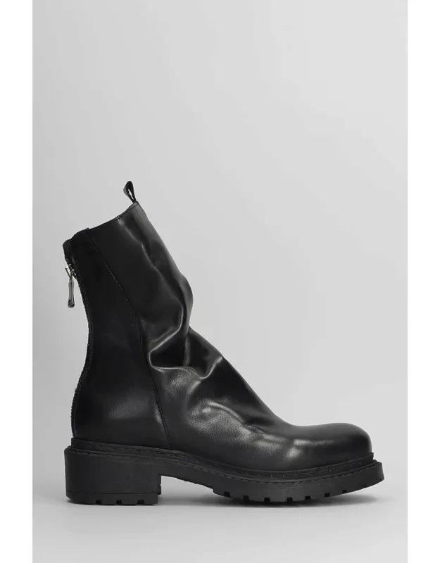 Metisse Low Heels Ankle Boots With Leather And Ankle Boots