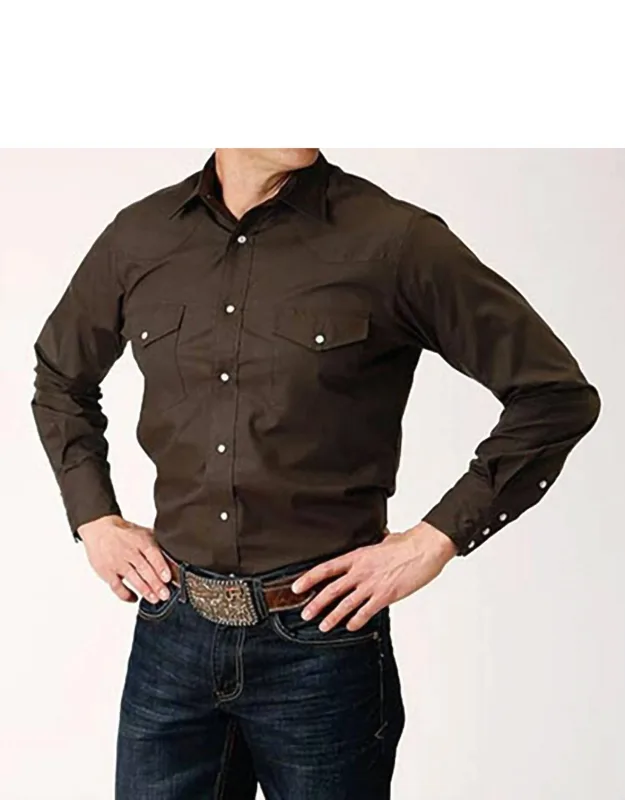 Classic Solid Western Shirt