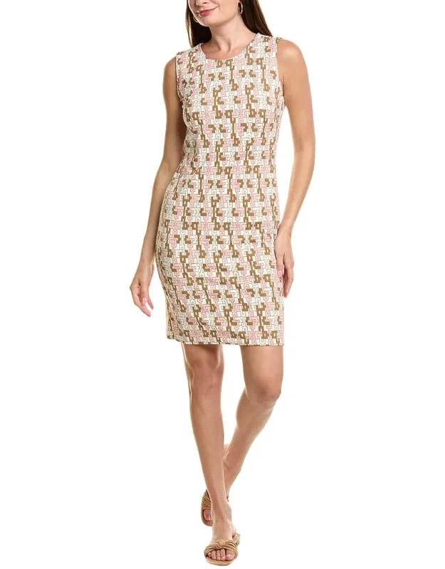 J. Mclaughlin Sophia Catalina Cloth Dress, Center Back Zipper, Hand Wash