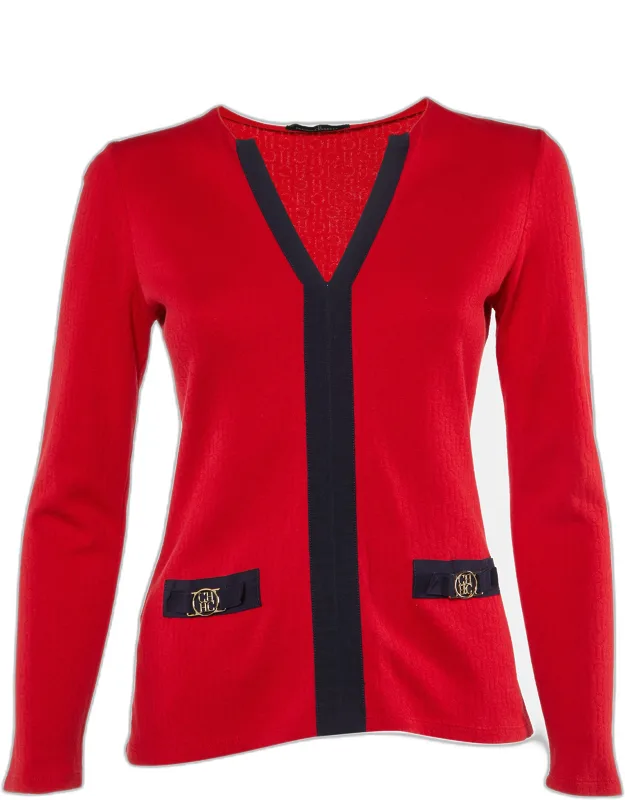 Cotton V-neck Top