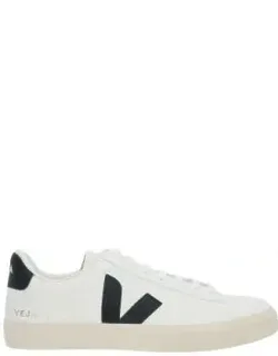 Sneakers With Lace-up Closure And Recycled Rubber Sole