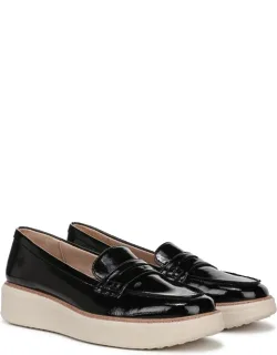 Lifestride Chelsea Loafer Shoes (black Patent Leather) 9.0 Polished Sporty