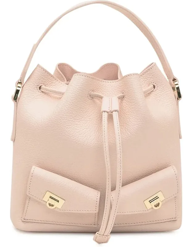 Bucket Bag In Leather
