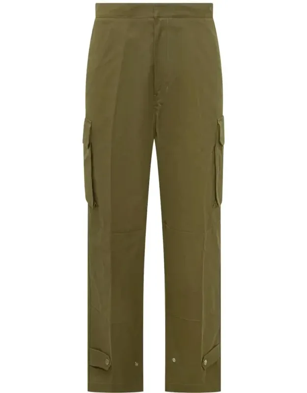 Ami Paris Pant Cargo With Button And Hook Closure