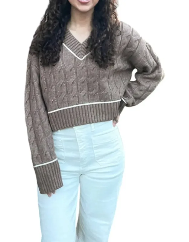 Chunky Twist Cable Sweater