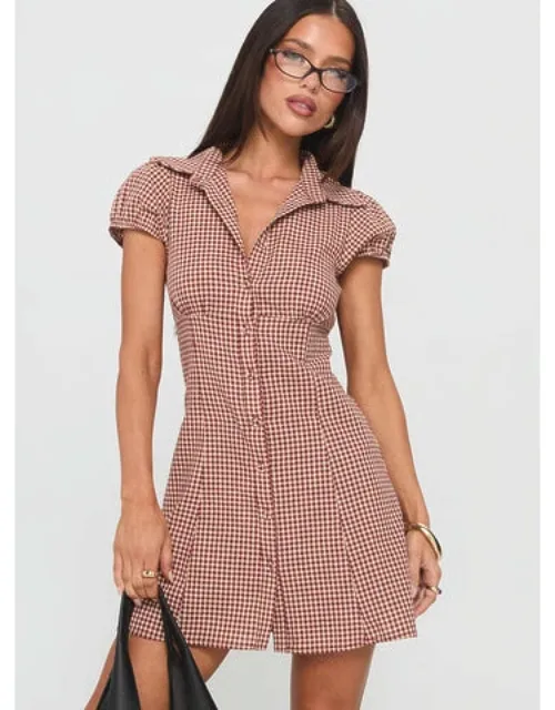 Kavira Tie Bust Shirt Dress