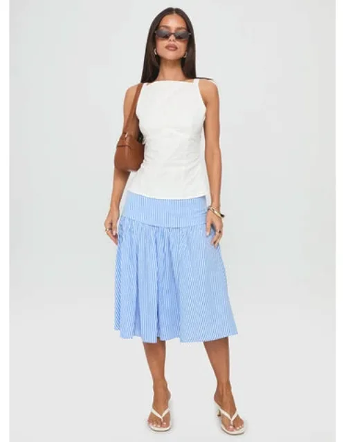 Tiered Midi Skirt