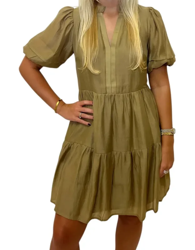 Tiered Mini Dress