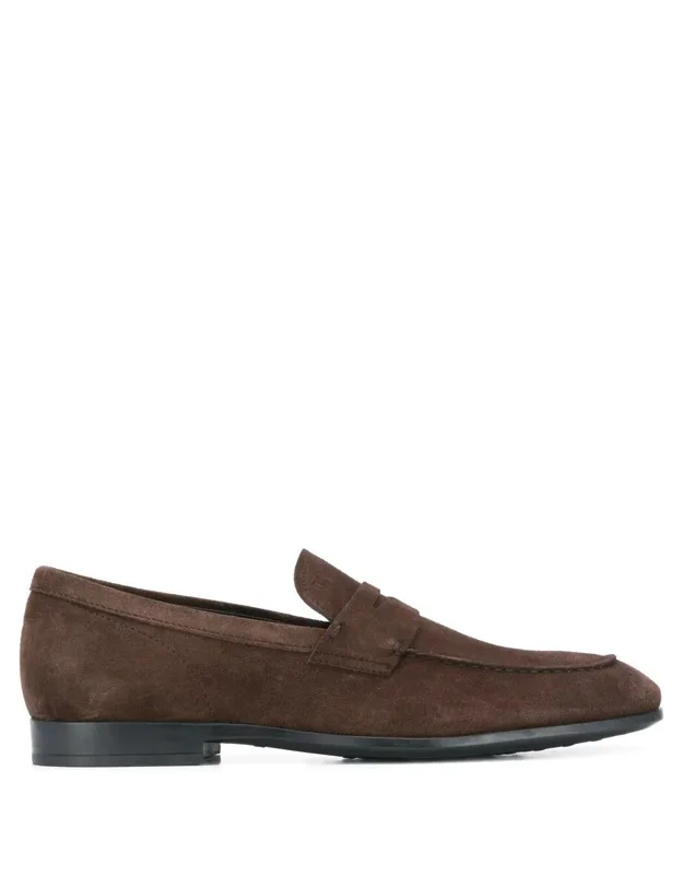 Suede Penny Loafers