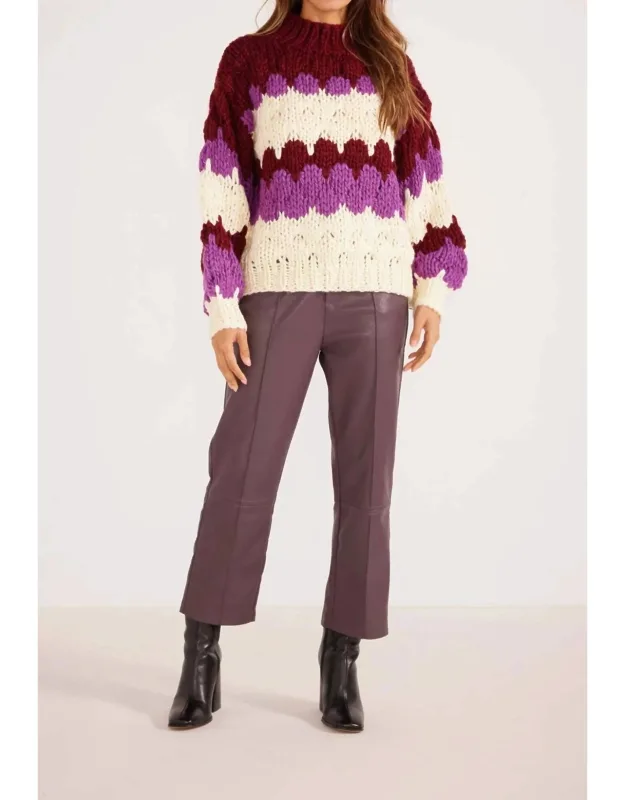Margot Bobble Knit Sweater