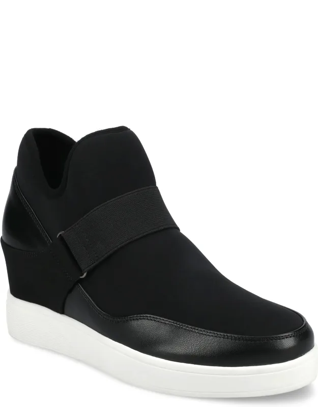 Damari High Top Stretch Wedge Sneakers
