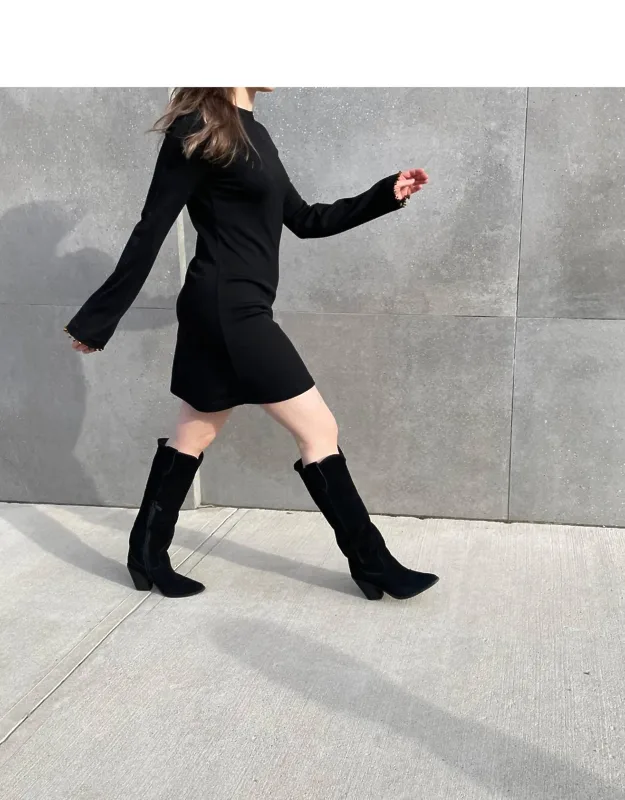 Wool Jersey Mini Dress